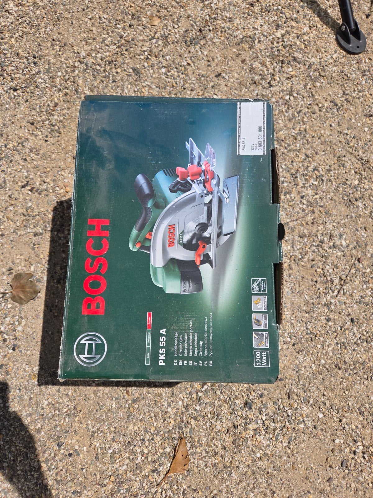 Bosch Cirkelzaag PKS 55 A, Gebruikt, Cirkelzaag, Ophalen of Verzenden, 30 tot 70 mm