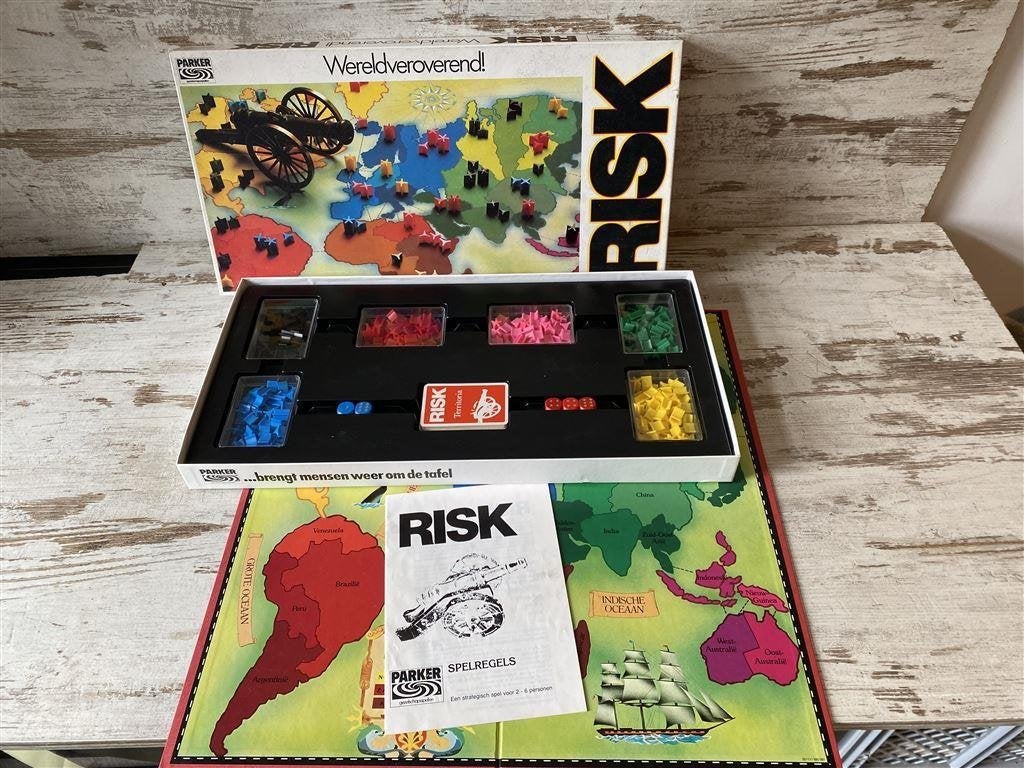 Risk witte doos Parker orginele versie [s80]
