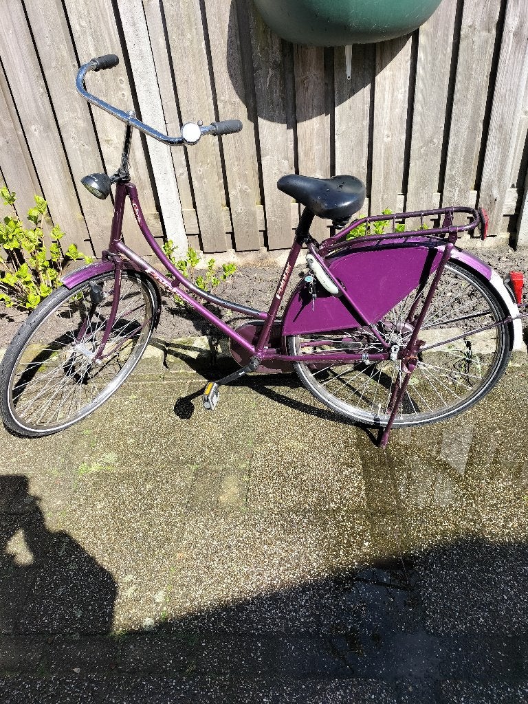 Damesfiets, Fietsen en Brommers, Terugtraprem, 53 tot 56 cm, Zo goed als nieuw, Ophalen