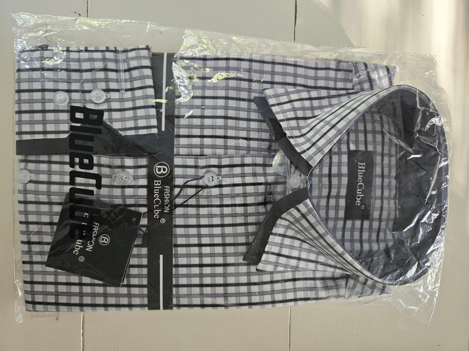 BlueCube overhemd (maat L), Kleding | Heren, Meerkleurig, Nieuw, BlueCube, Ophalen of Verzenden
