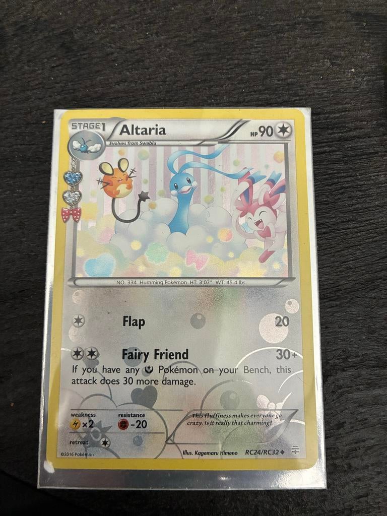 Pokémon Kaart Altaria RC24/RC32 Holo Radiant Collection, Ophalen of Verzenden, Zo goed als nieuw, Losse kaart, Foil