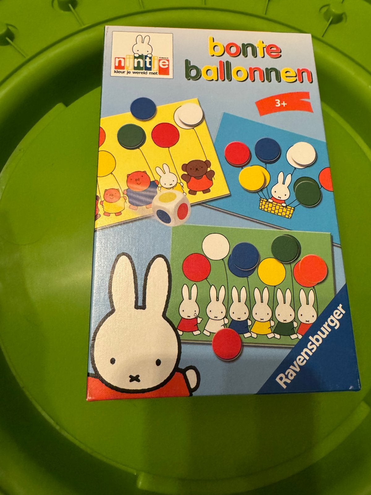 Nijntje Bonte Ballonnen - Ravensburger (mist 1 blauw fiche), Drie of vier spelers, Ophalen of Verzenden, Gebruikt