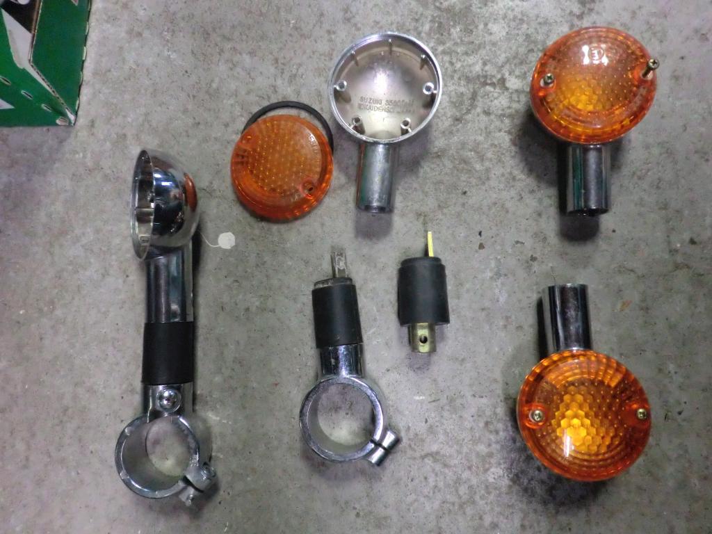 Suzuki Savage Knipperlichten en steunen, Motoren, Ophalen of Verzenden, Gebruikt