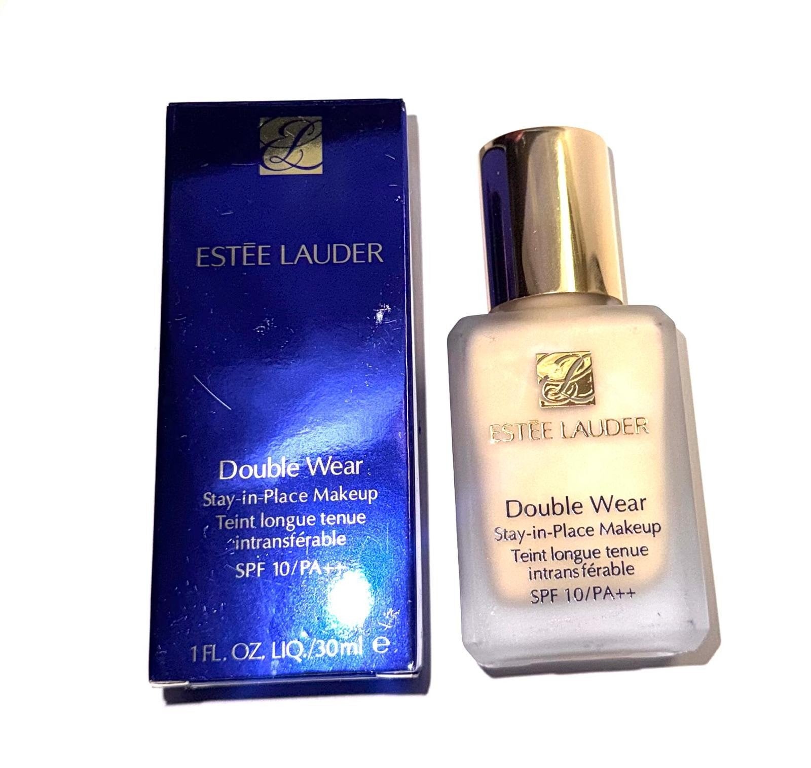 Estee Lauder double wear Foundation 2Co cool vanilla, Ophalen of Verzenden, Nieuw, Gehele gezicht, Camouflage