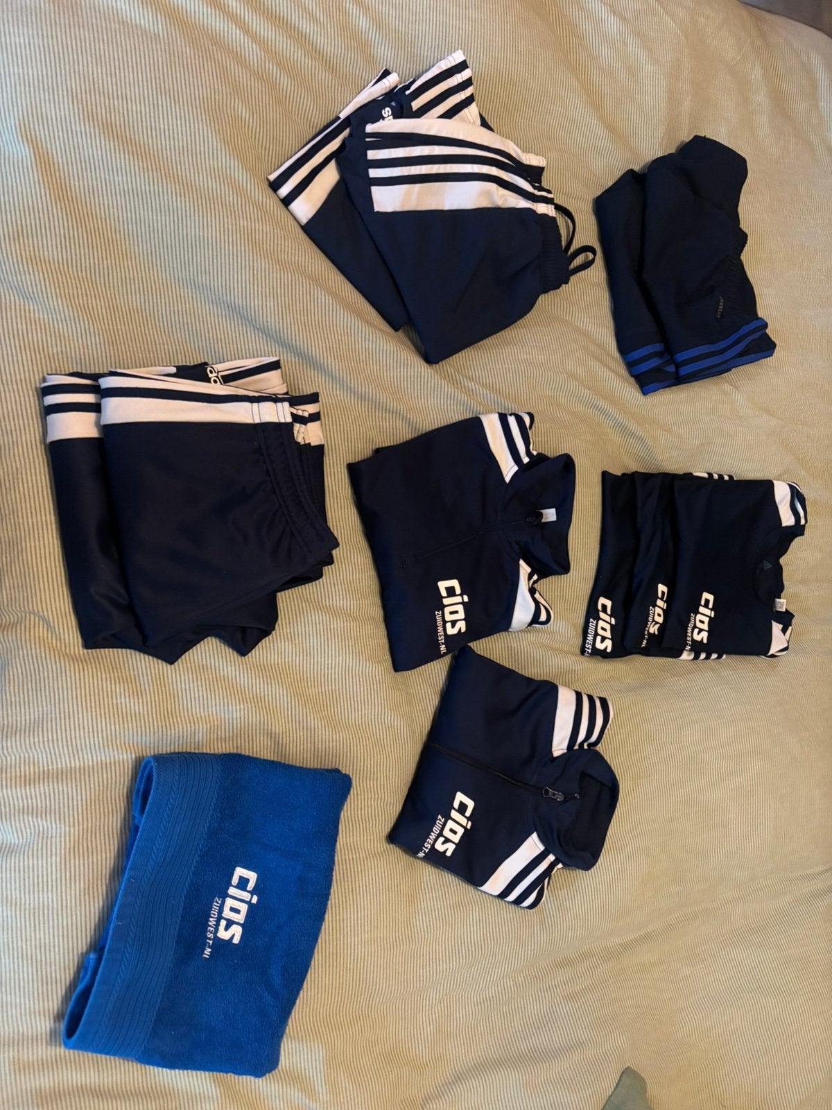 CIOS ZWNL zuidwest sportkledingset maat S, Blauw, Ophalen of Verzenden, Maat 36 (S), Fitness of Aerobics