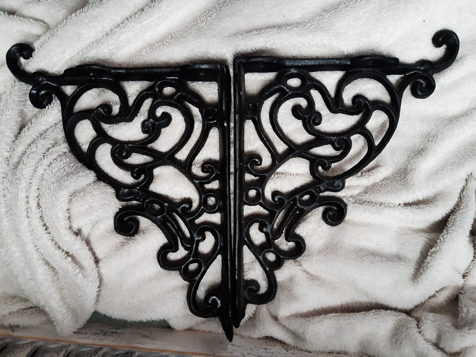 Mooie wandsteunen plankdrager,landelijk stoer sober brocante, Ophalen of Verzenden