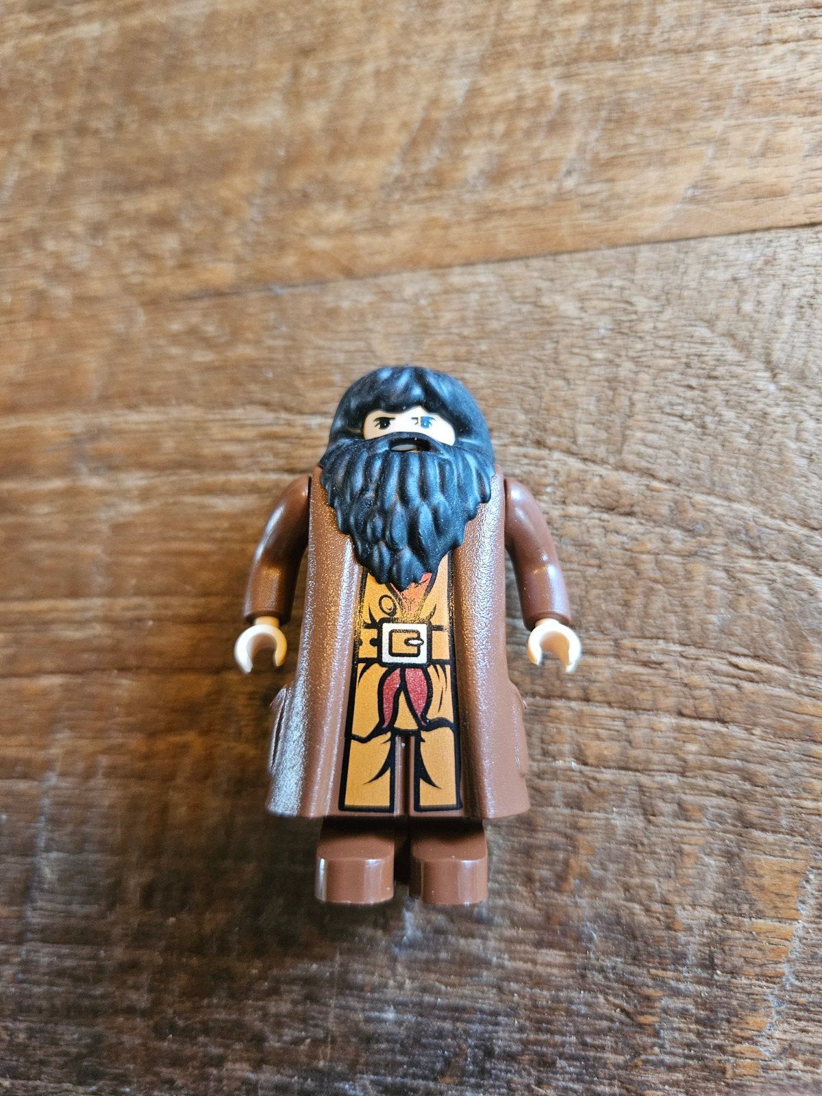 LEGO Harry Potter Hagrid Minifiguur met Bruine Jas, Inclusief minifiguren, Verzenden, Lego, Harry Potter