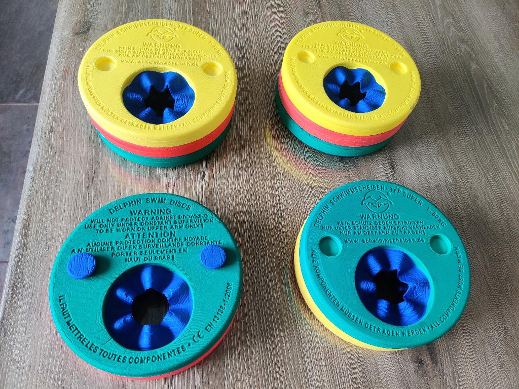 zwemschijven van Delphin,  set van 3 en set van 2, Gebruikt, Jongen of Meisje, One size, Ophalen of Verzenden
