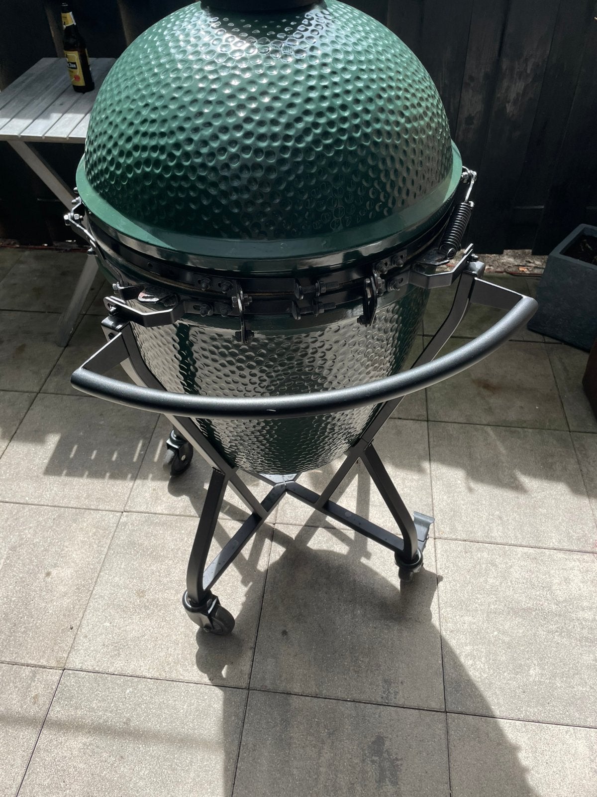 Big green egg nest handler large onderstel, Ophalen, Zo goed als nieuw