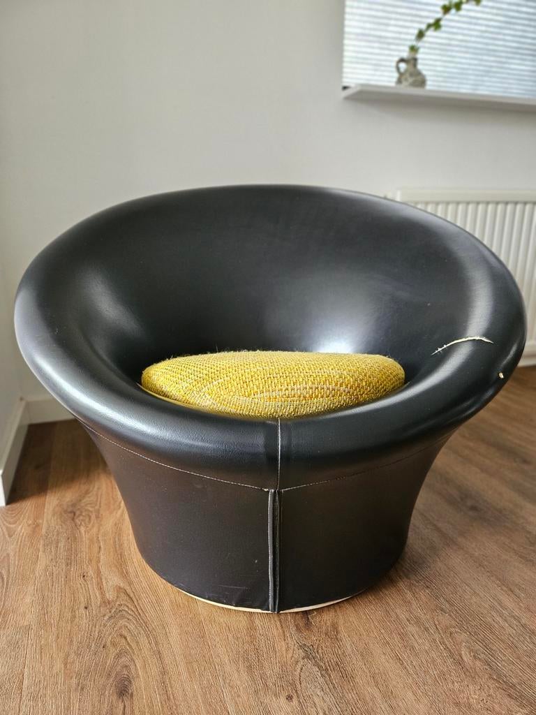 Pierre Paulin Mushroom fauteuil (F560) Artifort, Ophalen, Gebruikt, 75 tot 100 cm, 50 tot 75 cm