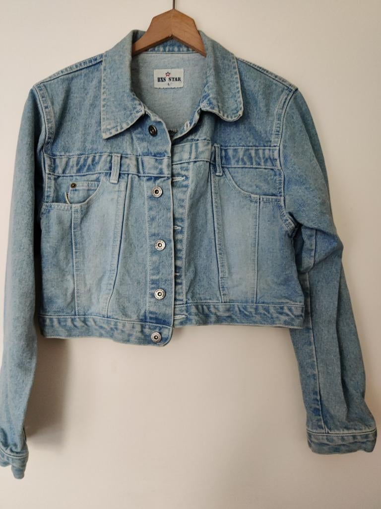 Spijkerjasje zo goed als nieuw, Ophalen of Verzenden, Zo goed als nieuw, Blauw