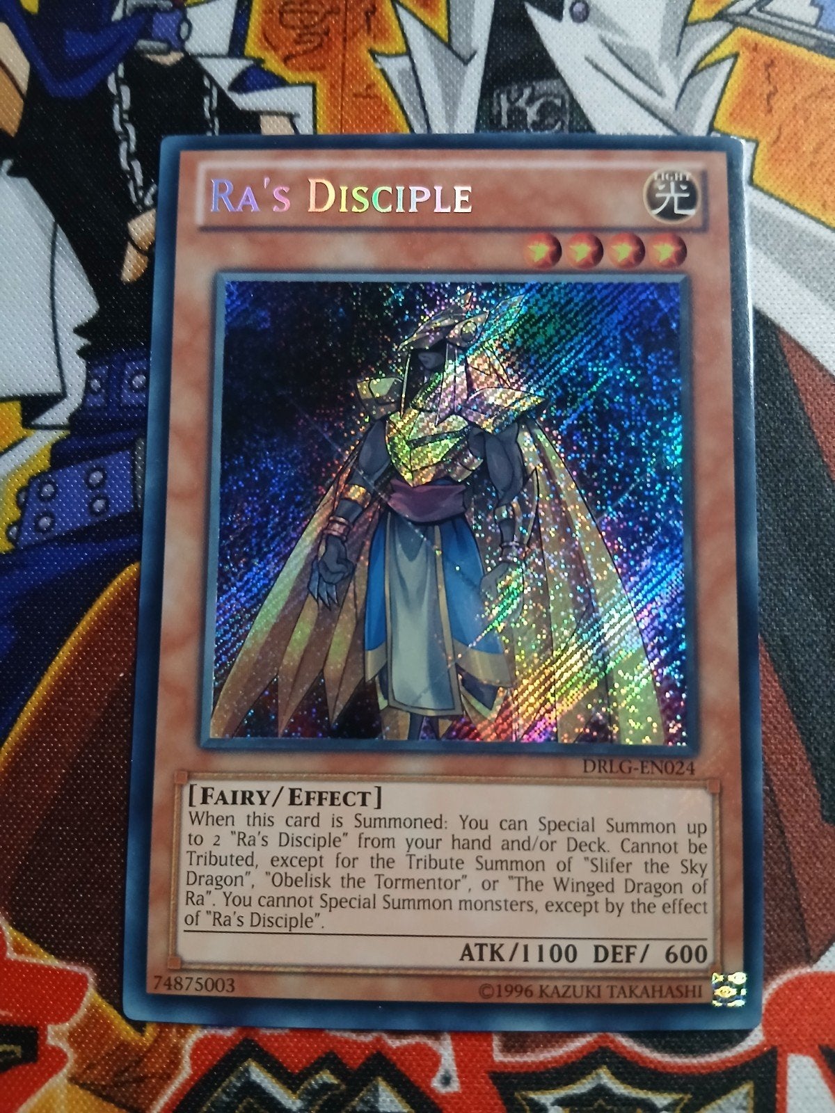 Ra's Disciple - Secret Rare DRLG - Yu-Gi-Oh, Ophalen of Verzenden, Zo goed als nieuw, Foil