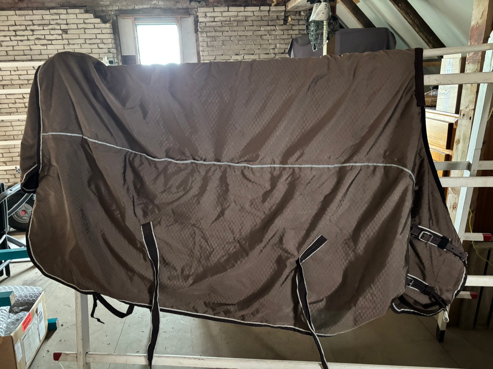 Winterdeken, Dieren en Toebehoren, Paarden en Pony's | Dekens en Dekjes, Ophalen, Extra Full (XL), Zo goed als nieuw, Deken