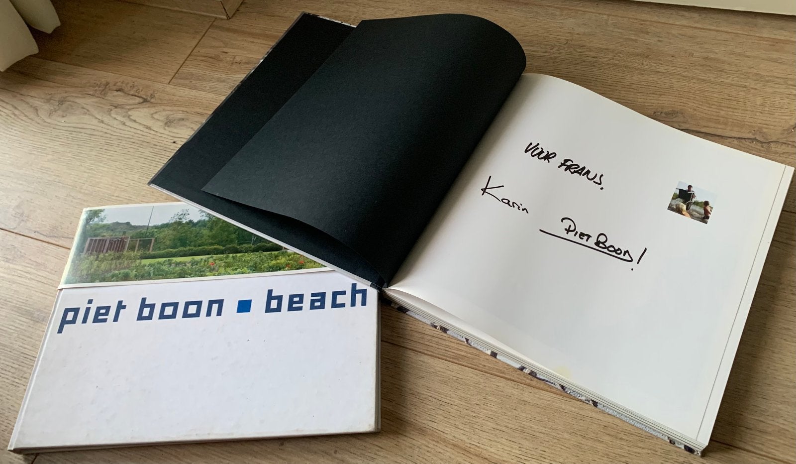 J. Huisman - 2 piet boon gesigneerd beach interieur design, Ophalen of Verzenden, Zo goed als nieuw, J. Huisman