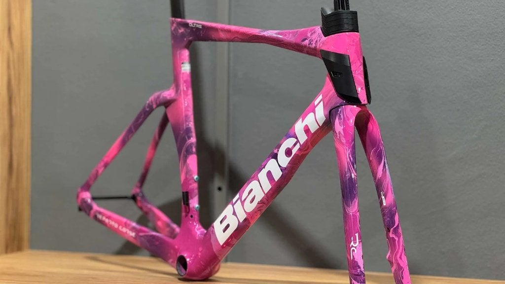 Bianchi Oltre RC Frameset Custom kleur Miami Drip *NIEUW*, 28 inch, Carbon, Heren, Nieuw