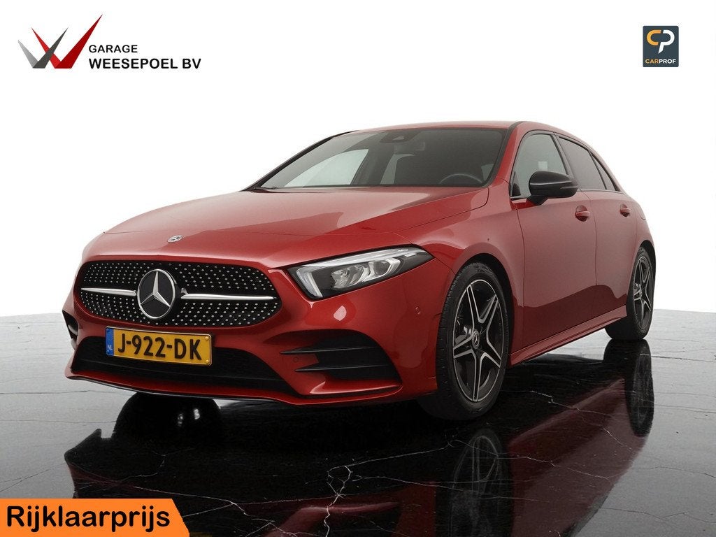 Mercedes-Benz A-Klasse 160 Business Solution AMG - Navigatie, Auto's, Voorwielaandrijving, 12 maanden, Gebruikt, Euro 6