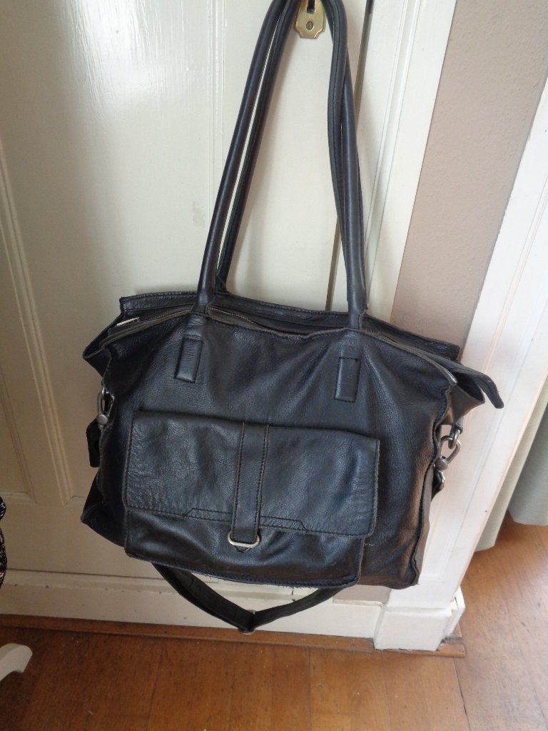 COWBOYSBAG schouder/handtas/laptoptas, Overige merken, Gebruikt, Zwart, Ophalen of Verzenden