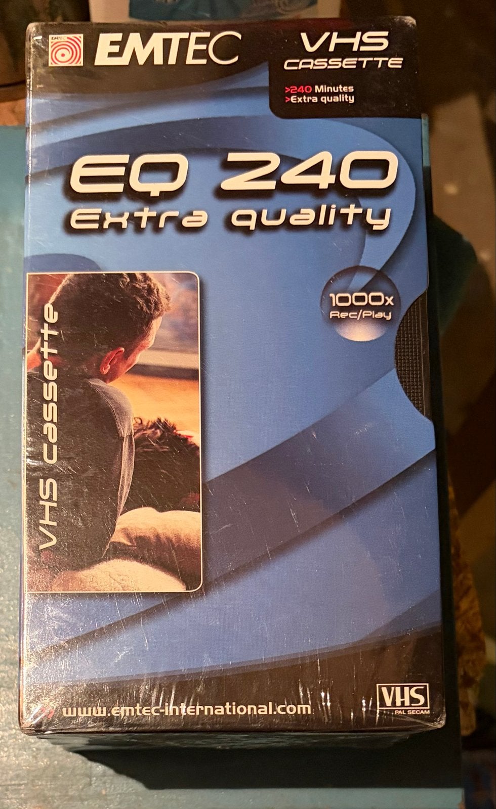 EMTEC VHS Cassette EQ 240 - Nieuw in verpakking, Cd's en Dvd's, Ophalen of Verzenden, Nieuw in verpakking, VHS