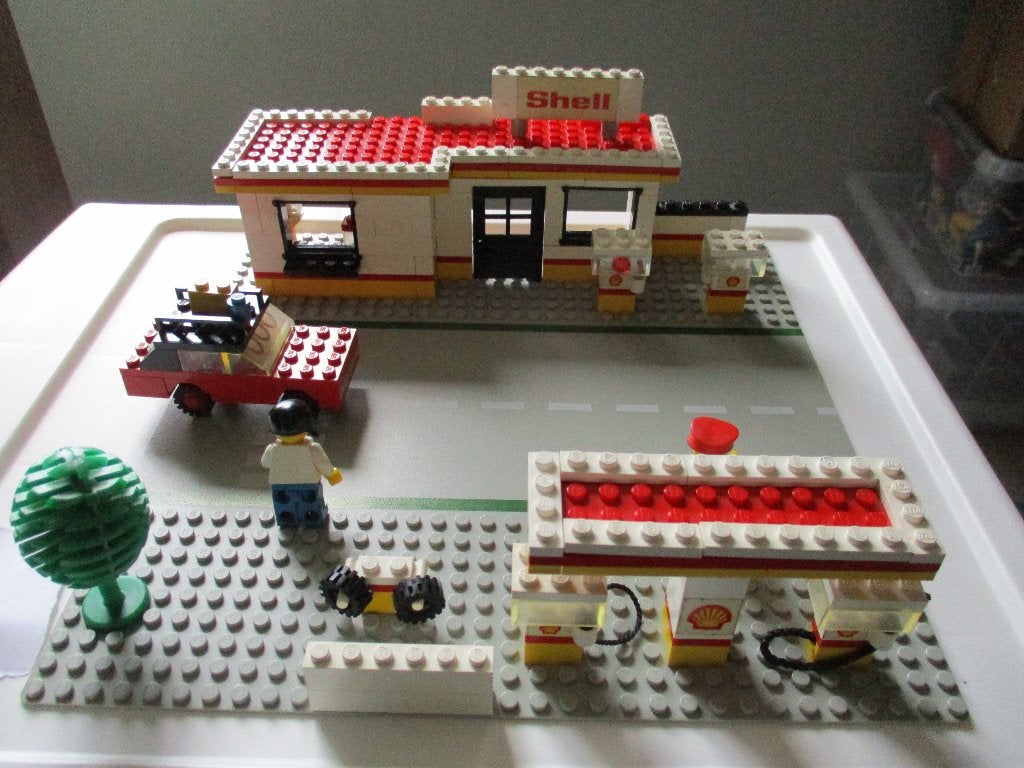 lego Set 377 Shell Station, Ophalen of Verzenden, Gebruikt, Complete set, Lego