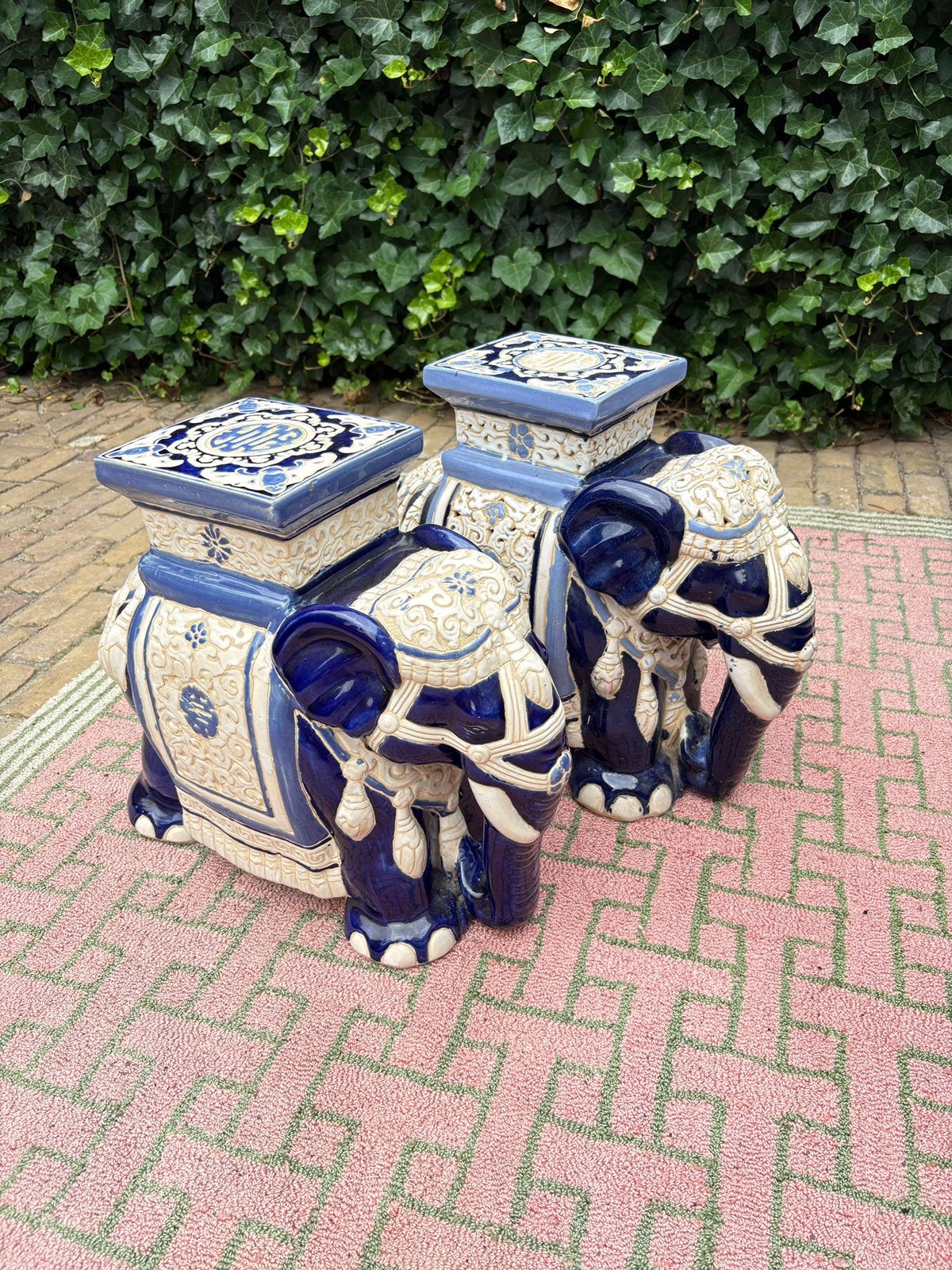 Plantentafels olifant keramiek, Ophalen of Verzenden