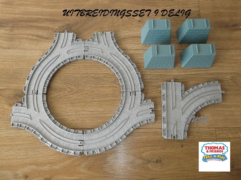 Thomas de Trein Take n Play Uitbreiding Spoor Set 9 delig, Ophalen of Verzenden, Zo goed als nieuw