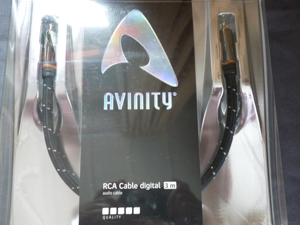 interlink kabel rca digital 3m avinity NIEUW subwoofer kabel, Ophalen of Verzenden, Nieuw, 2 tot 5 meter, Interlink-kabel