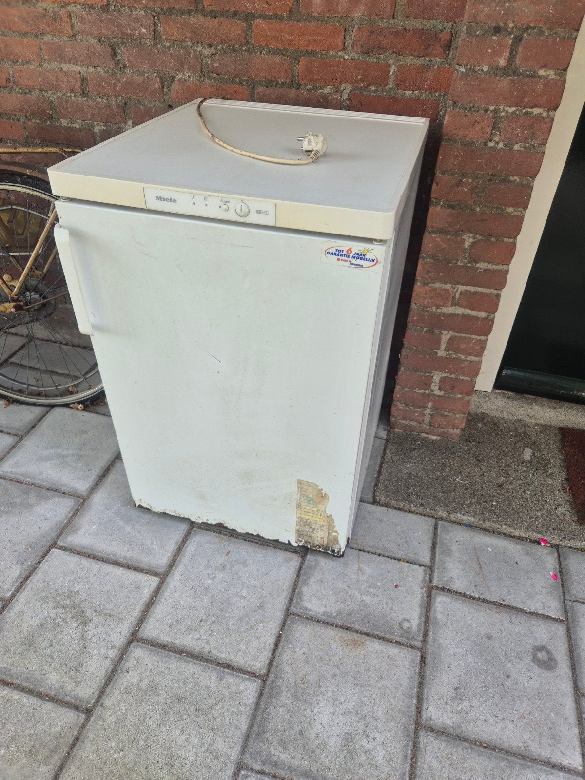 Miele vriezer - defect, voor onderdelen of reparatie, Minder dan 60 cm, Niet werkend, Vrijstaand, Ophalen
