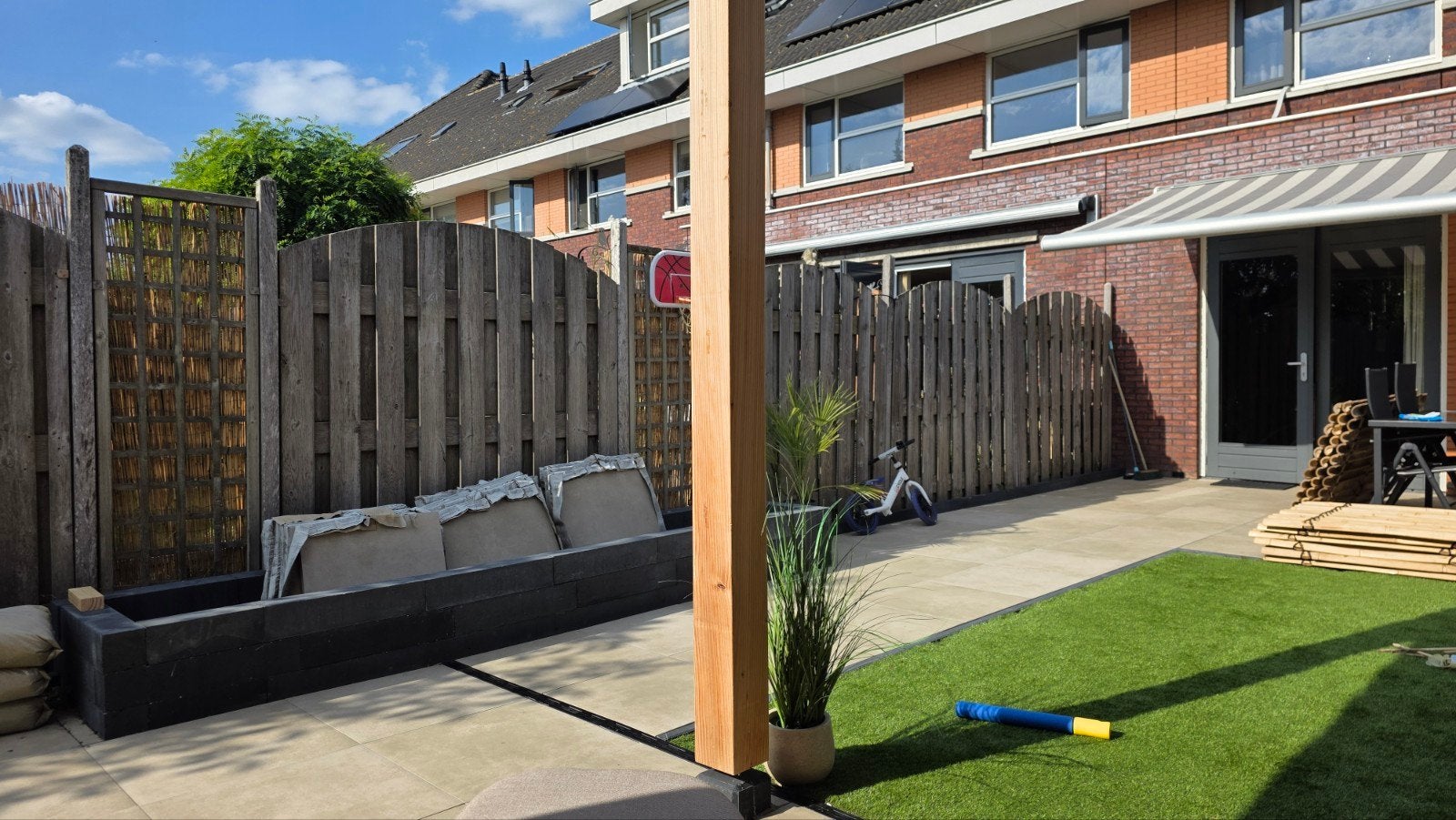 7 grenen schuttingen 180x180 met toog (gratis af te halen), Tuin en Terras, Schuttingen, Ophalen, Minder dan 3 meter, Hout, 1 tot 2 meter