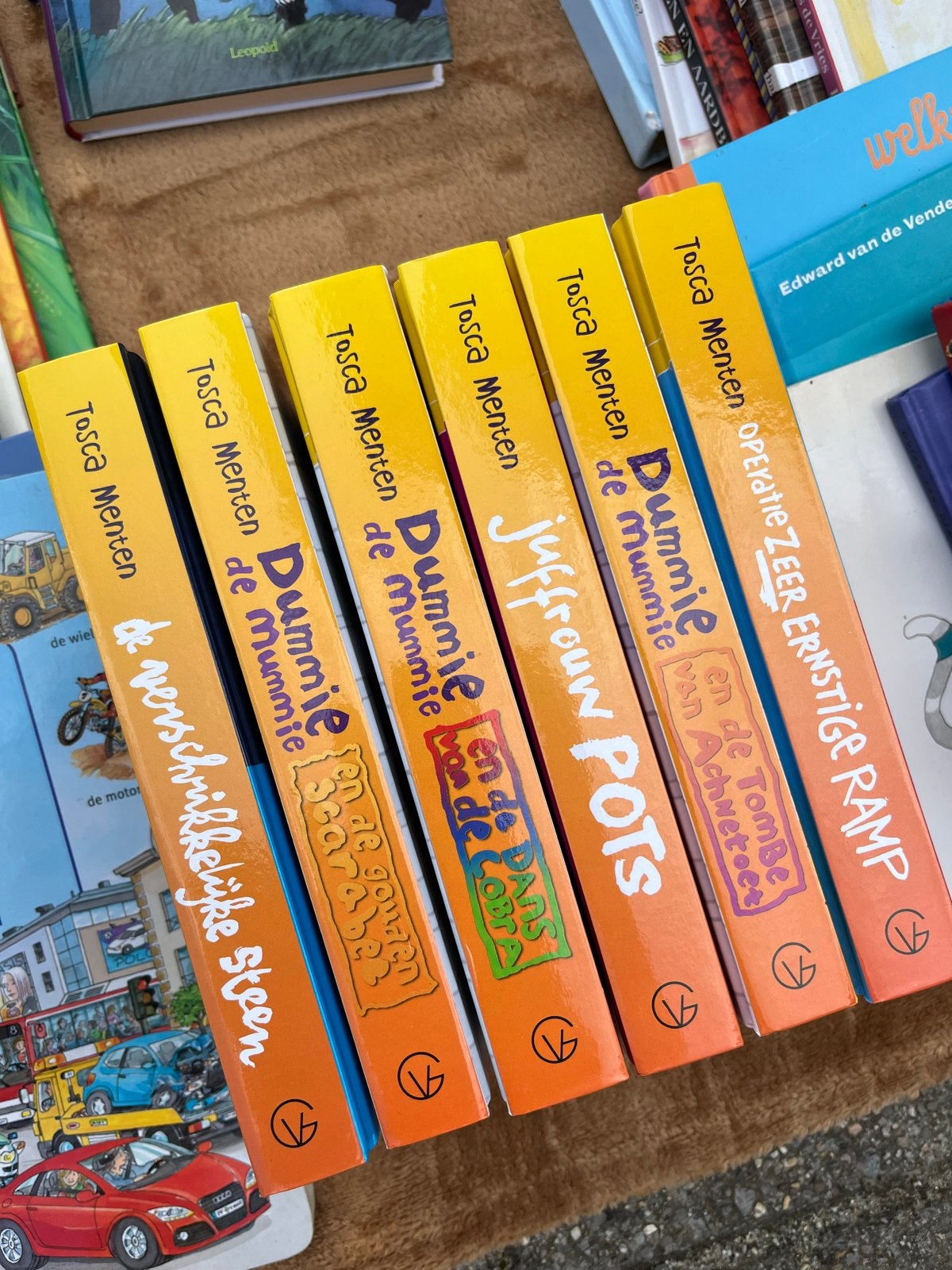 6 nieuwe boeken van Tosca Menten - Dummie de Mummie serie, Ophalen of Verzenden, Nieuw, Fictie algemeen