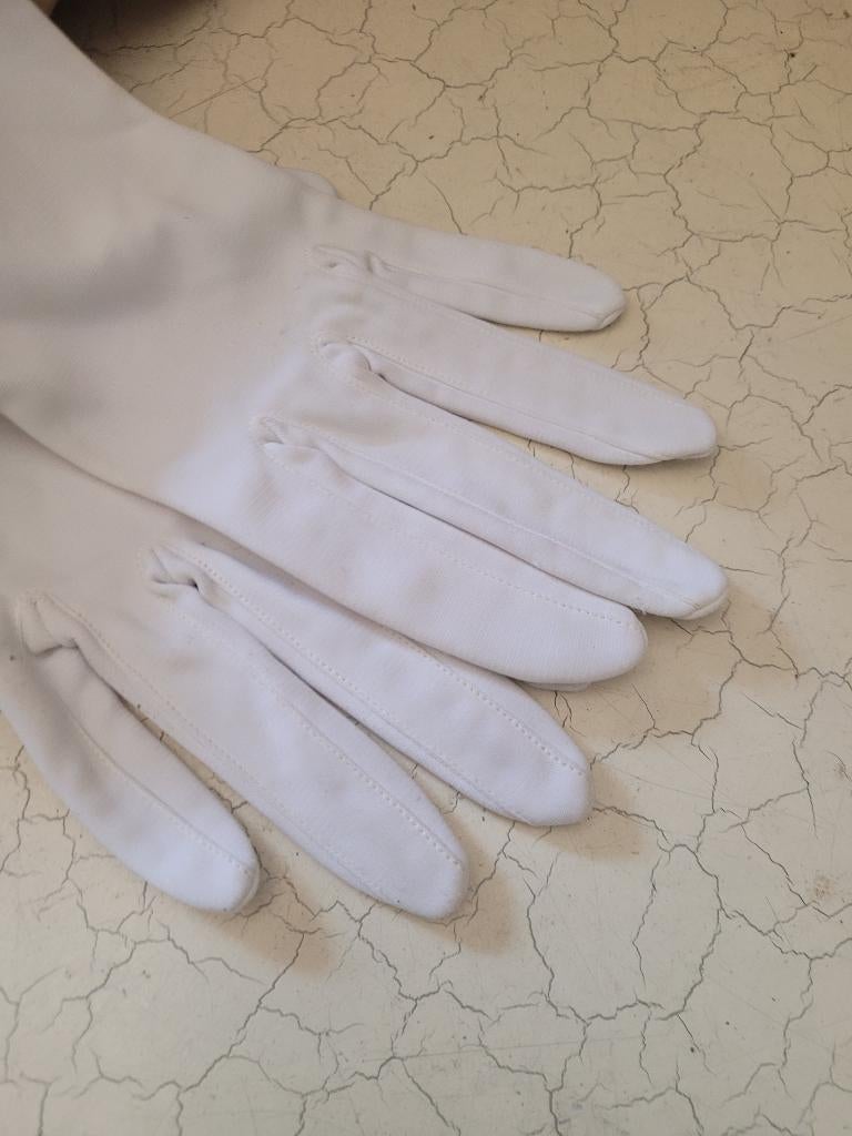 Vintage witte handschoenen, Ophalen of Verzenden, Dames