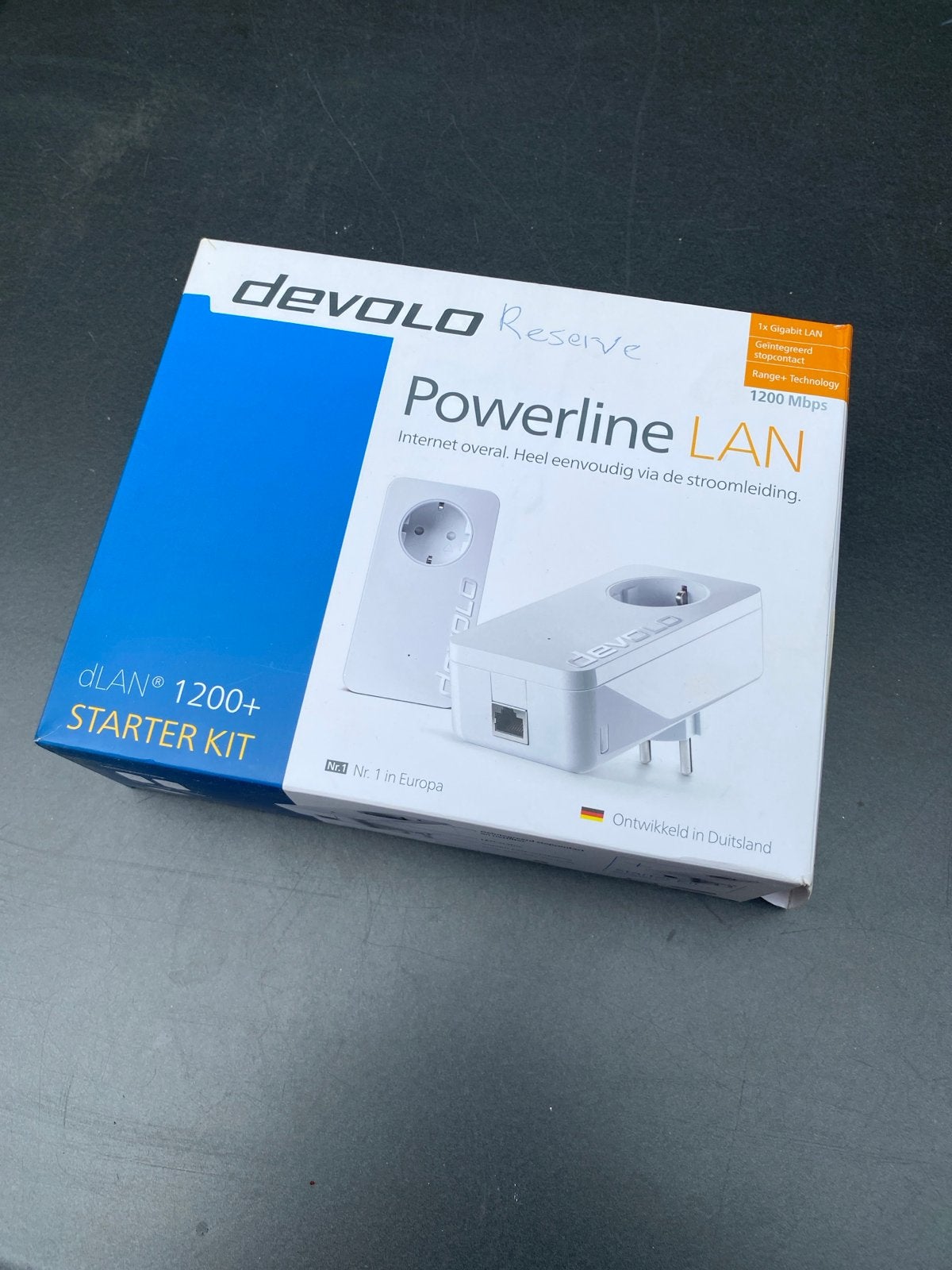 Devolo dLAN 1200+ Powerline LAN Starter Kit, Ophalen, Zo goed als nieuw