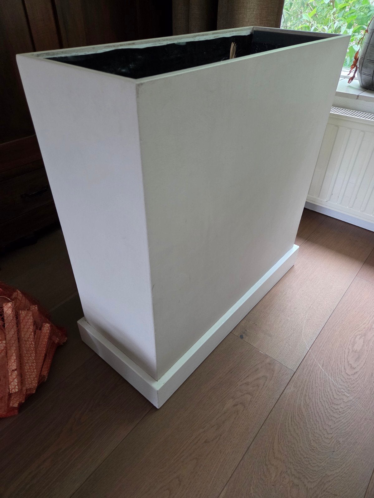 Houten plantenbak, Tuin en Terras, Bloembakken en Plantenbakken, Ophalen, Gebruikt, Balkon, 60 tot 100 cm