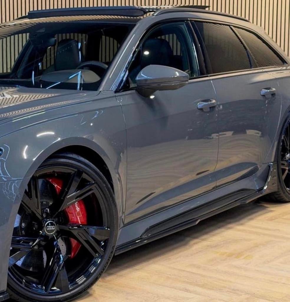 Audi C8 RS6 / RS7 Carbon Sideskirts (Echt Carbon), Ophalen of Verzenden
