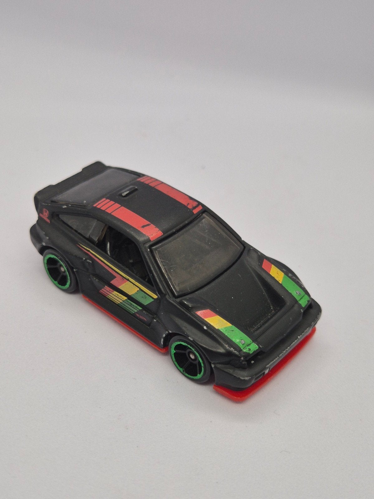 Hot Wheels 1985 Honda CR-X - Zwart met strepen, Ophalen of Verzenden, Zo goed als nieuw, Auto