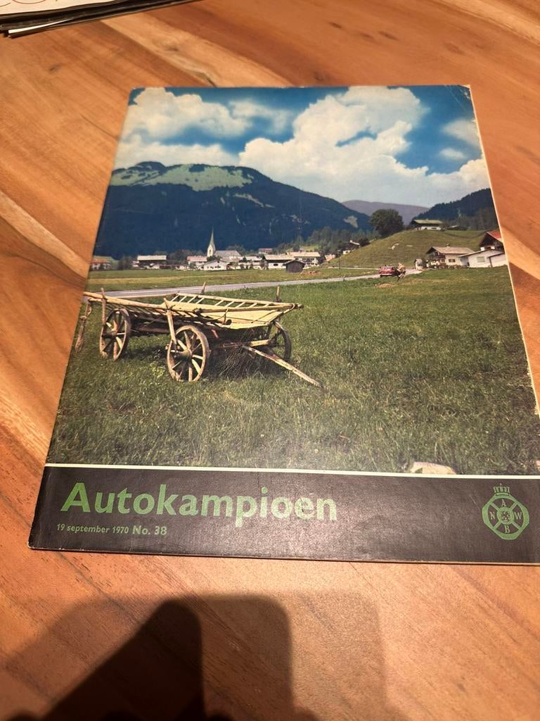 Tijd schrift autokampioen 1970, Ophalen of Verzenden, Zo goed als nieuw, Algemeen