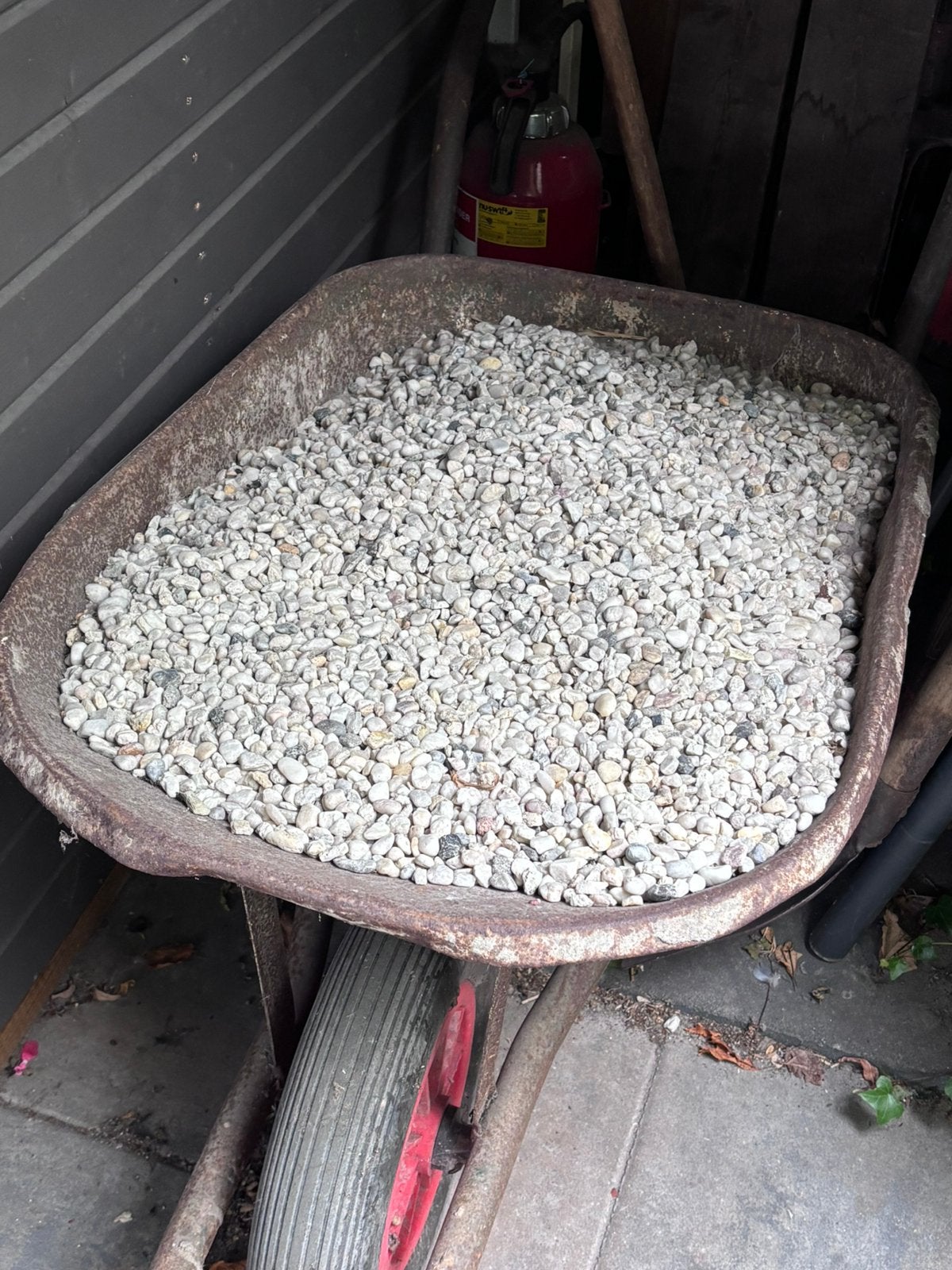 Grint, Tuin en Terras, Ophalen, Overige materialen, Wit, Zo goed als nieuw