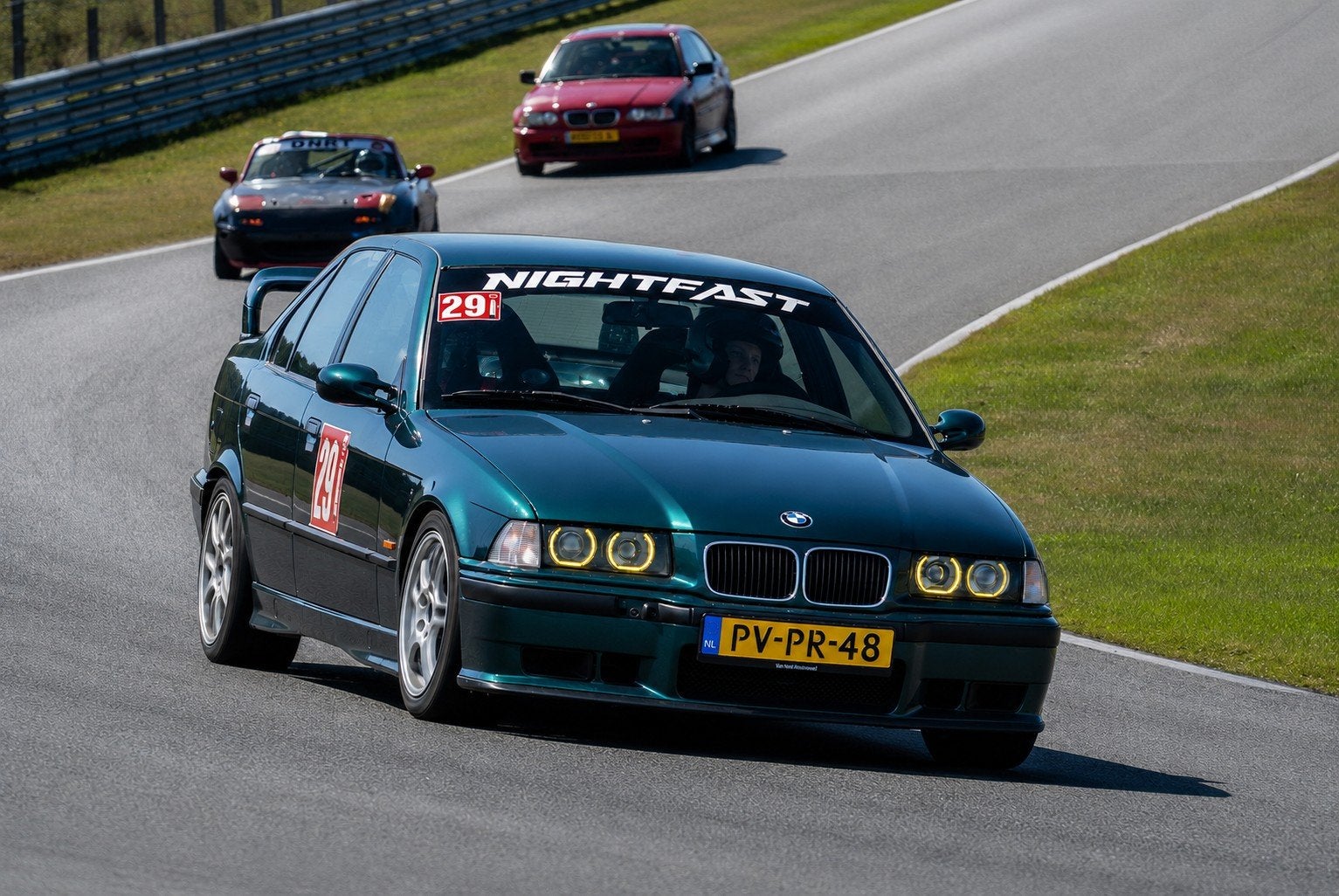 BMW E36 325i Sedan Raceauto – Betrouwbare circuitauto – 2:07, Auto's, 1596 cc, Achterwielaandrijving, 1250 kg, 4 cilinders