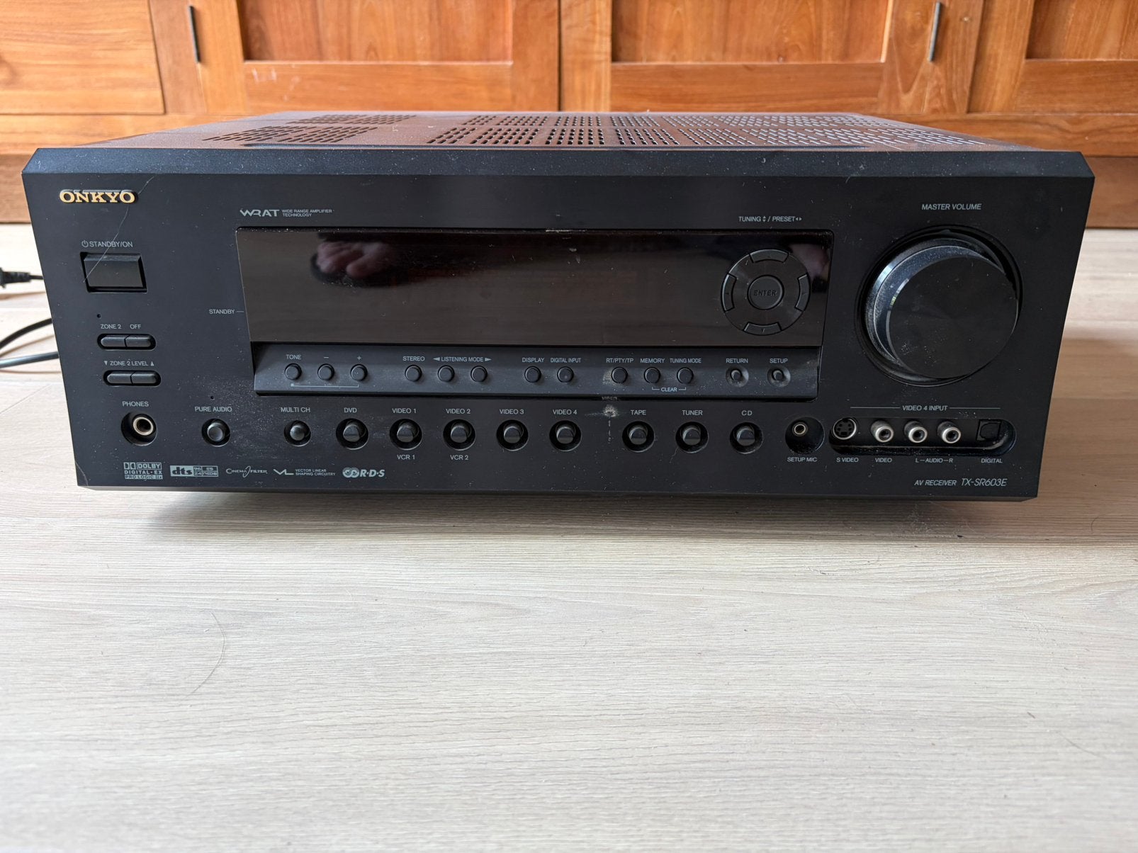Onkyo TX-SR603E 7.1 AV-receiver inclusief afstandsbediening, Audio, Tv en Foto, Ophalen, Gebruikt, 120 watt of meer, Onkyo