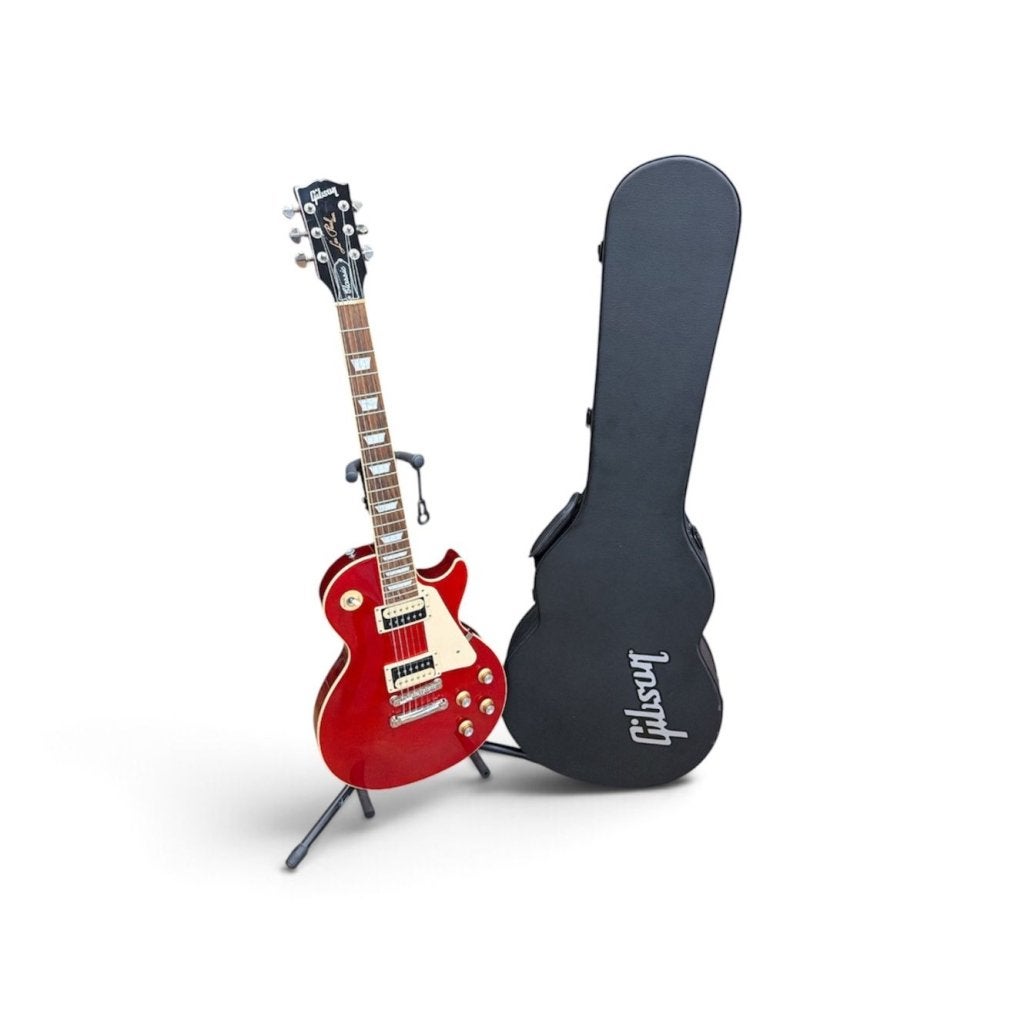 Gibson Les Paul Classic Translucent Cherry 2022, Fender, Zo goed als nieuw, Support@fender.com, 17600 Catalina Street
Los Angeles, CA 90746
USA