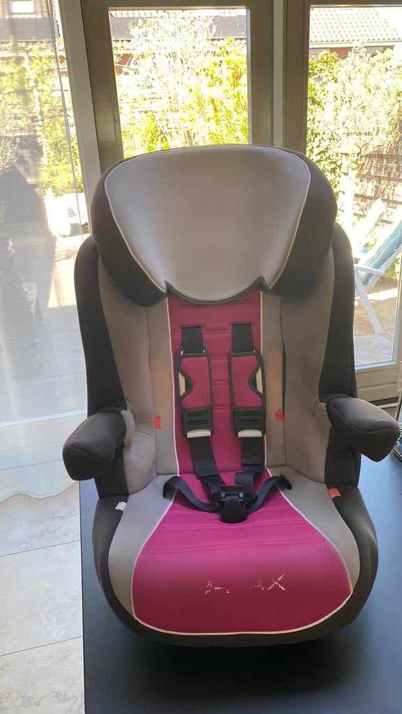 Nania I-Max SP Luxe Agora Framboise., Kinderen en Baby's, Autostoeltjes, Overige merken, Autogordel, 15 t/m 36 kg, Verstelbare rugleuning