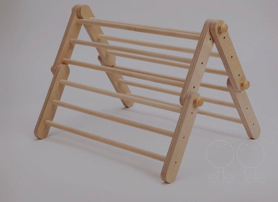 Houten Klimrek voor Kinderen - Montessori, Ophalen, Zo goed als nieuw, Klimwand