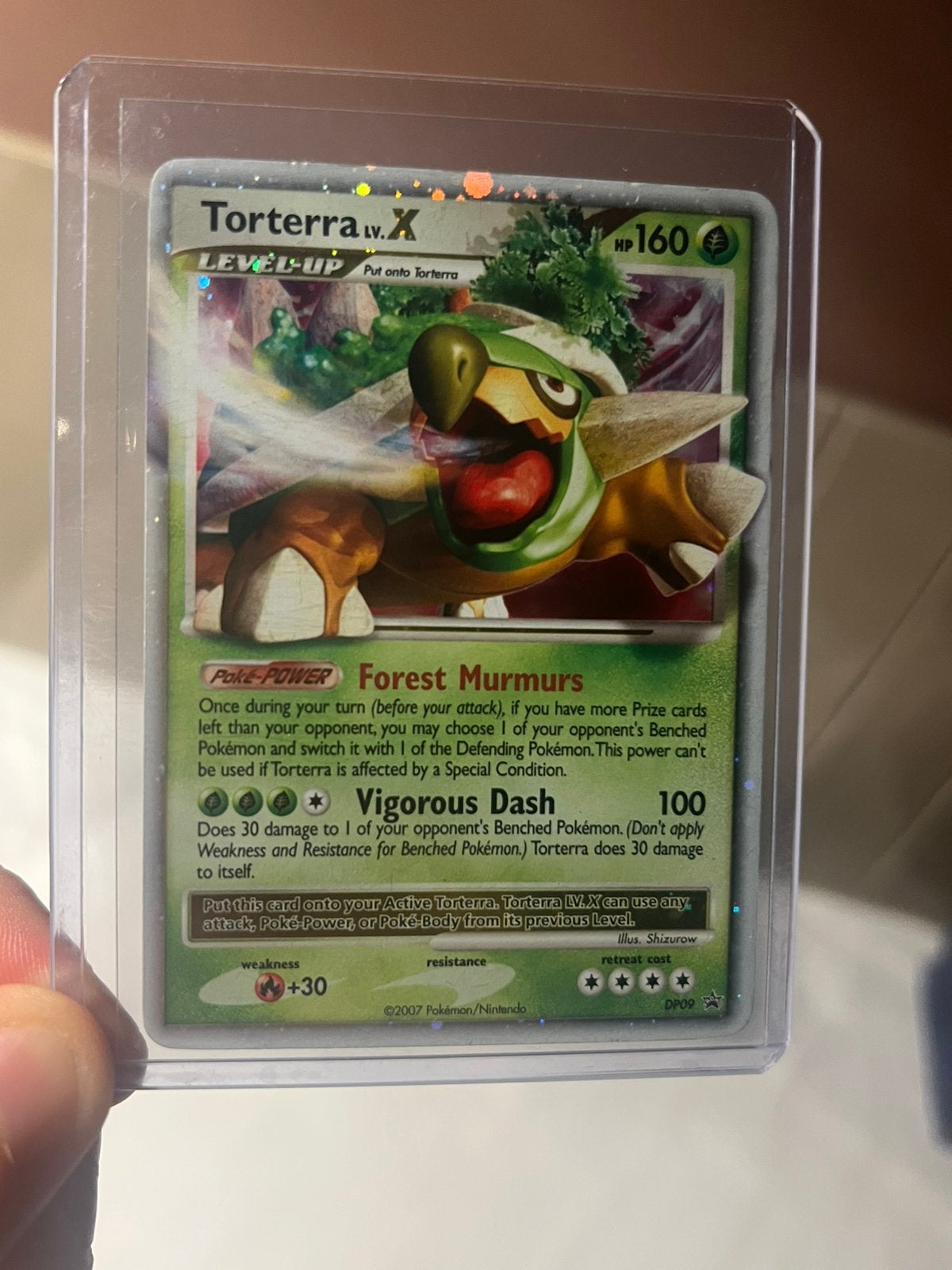Pokemon kaart Torterra #DP09 X, Ophalen of Verzenden, Zo goed als nieuw