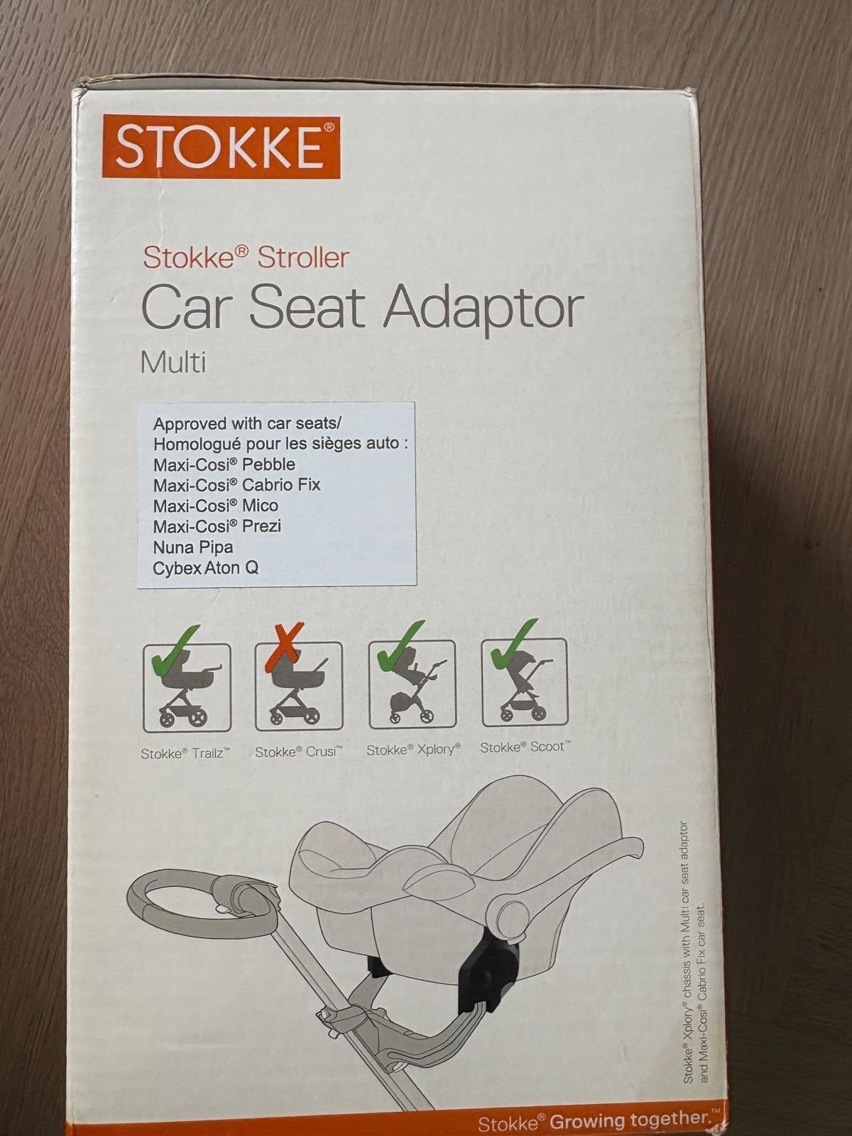Stokke Stroller Car Seat Adaptor Multi, Ophalen of Verzenden, Gebruikt, Overige merken