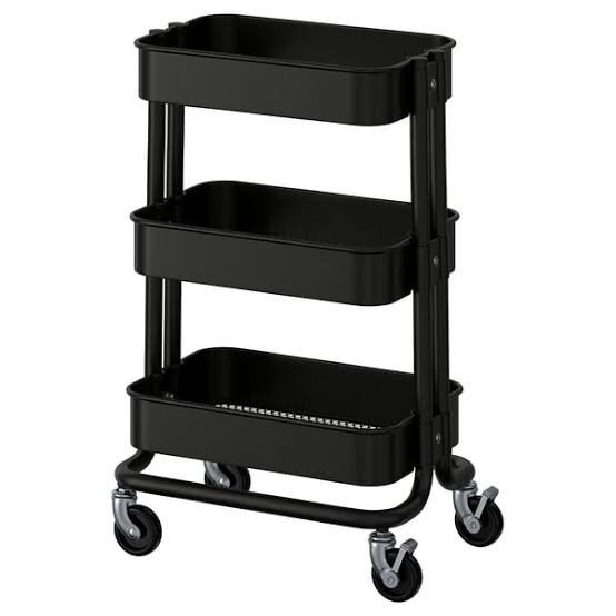 IKEA RÅSKOG opbergtrolley – Zwart, Ophalen