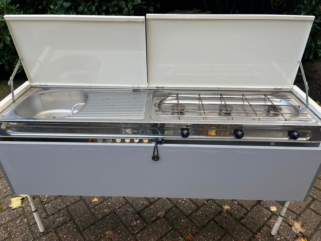 Bermkeuken, Caravans en Kamperen, Kampeeraccessoires, Ophalen of Verzenden, Gebruikt