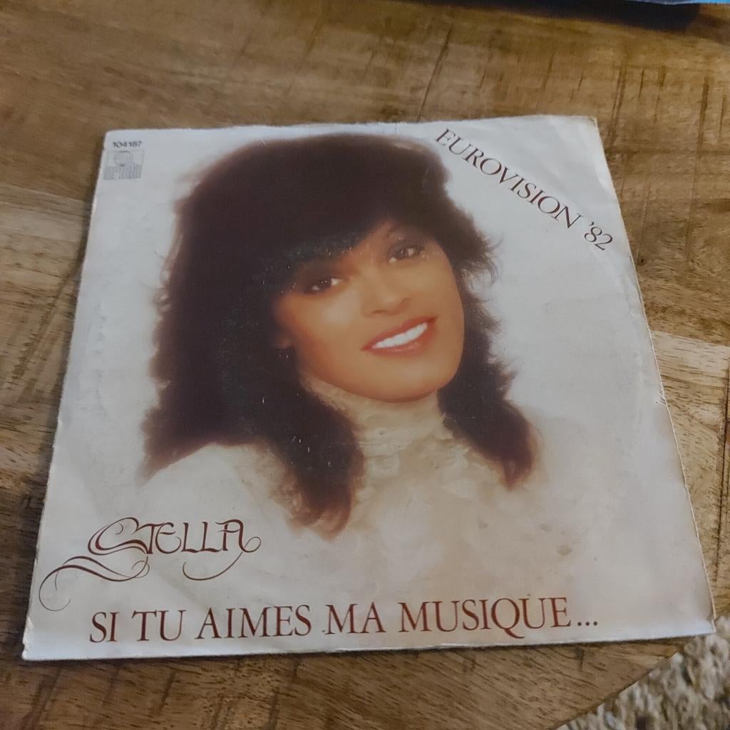 Stella (Eurovisie Songfestival) / si tu aimes ma musique..., Cd's en Dvd's, Vinyl Singles, Ophalen of Verzenden, Zo goed als nieuw