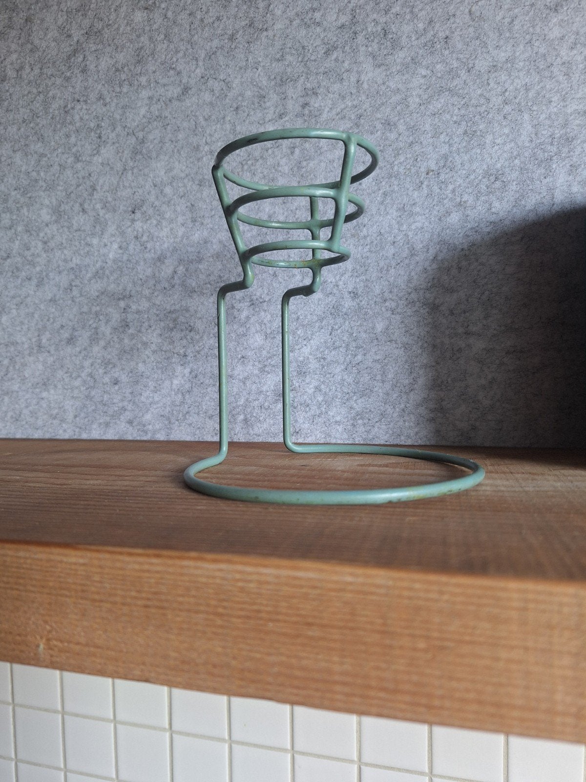 Vintage Tomado flessen uitdruiper - mintgroen, Groen, Vintage, Gebruikt, Ophalen of Verzenden