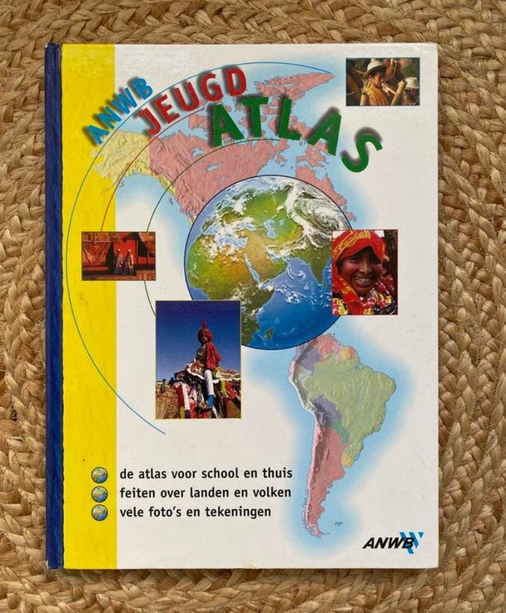 ANWB jeugd atlas, Ophalen of Verzenden, Zo goed als nieuw, Overige atlassen