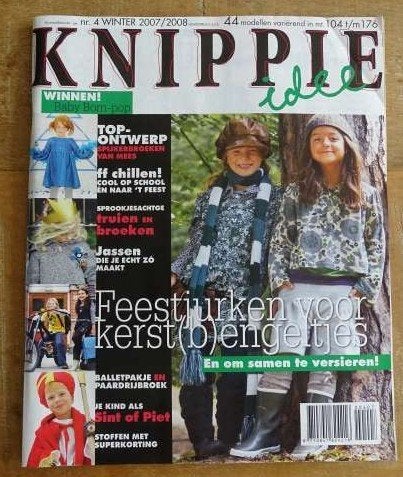 Knippie Idee nr. 4 winter 2007/2008 Sint en Pieten pak, Hobby en Vrije tijd, Kledingpatronen, Verzenden, Zo goed als nieuw, Kind