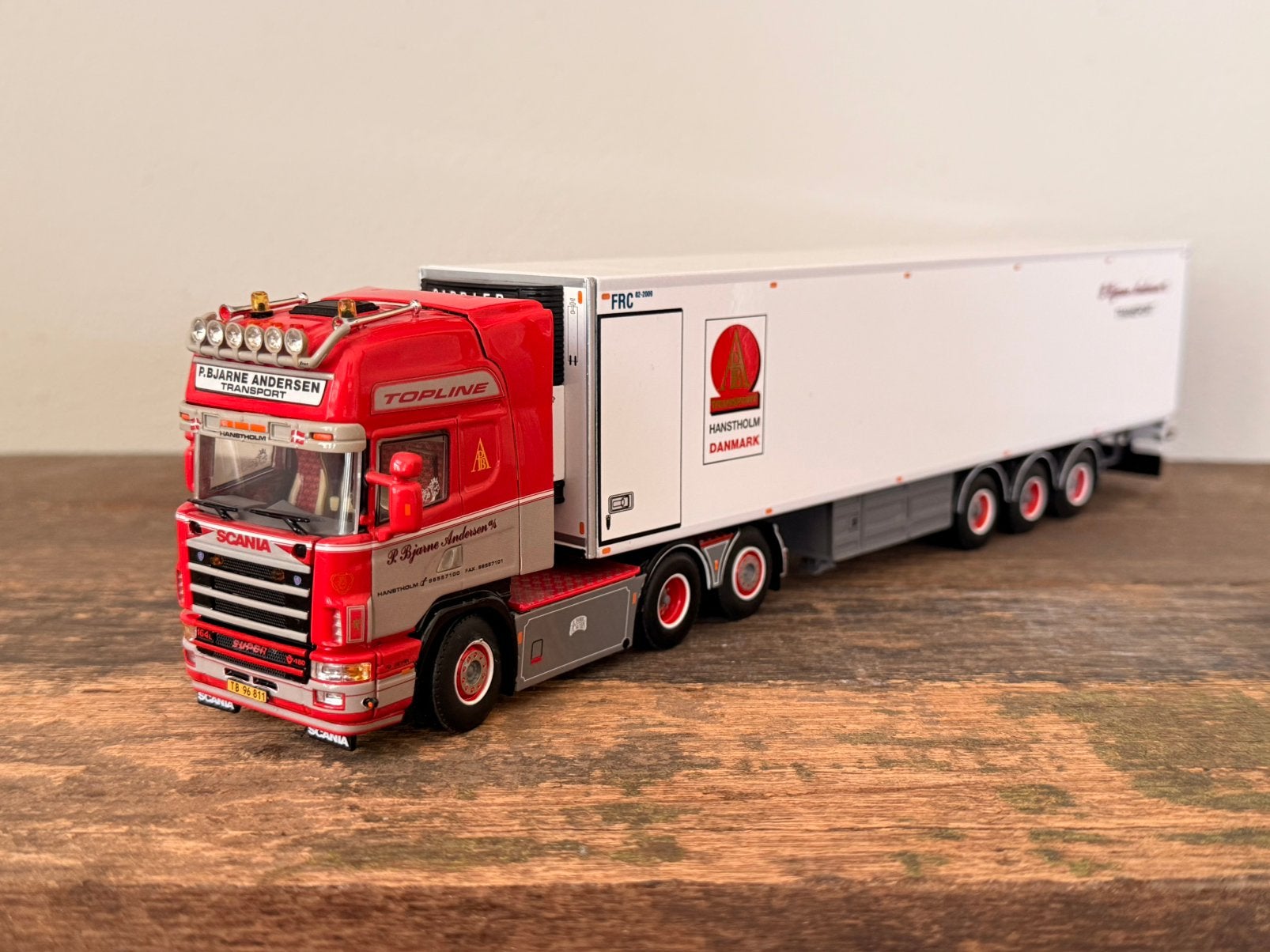 WSI - Scania 4 Serie P. Bjarne Andersen PBA, Ophalen of Verzenden, Zo goed als nieuw, Bus of Vrachtwagen, Wsi